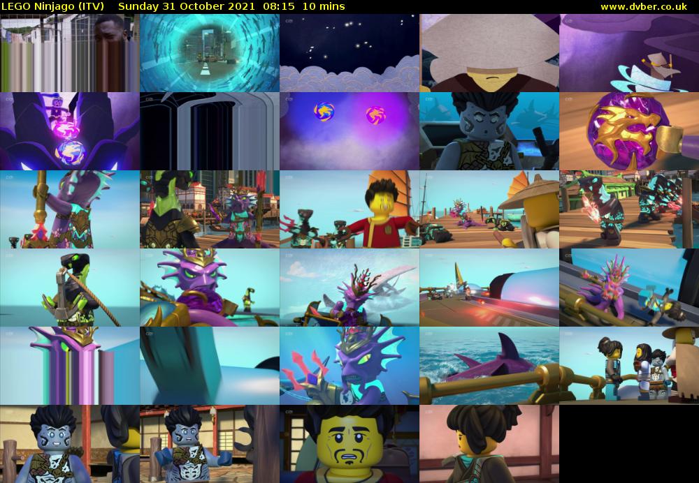LEGO Ninjago (ITV) Sunday 31 October 2021 08:15 - 08:25