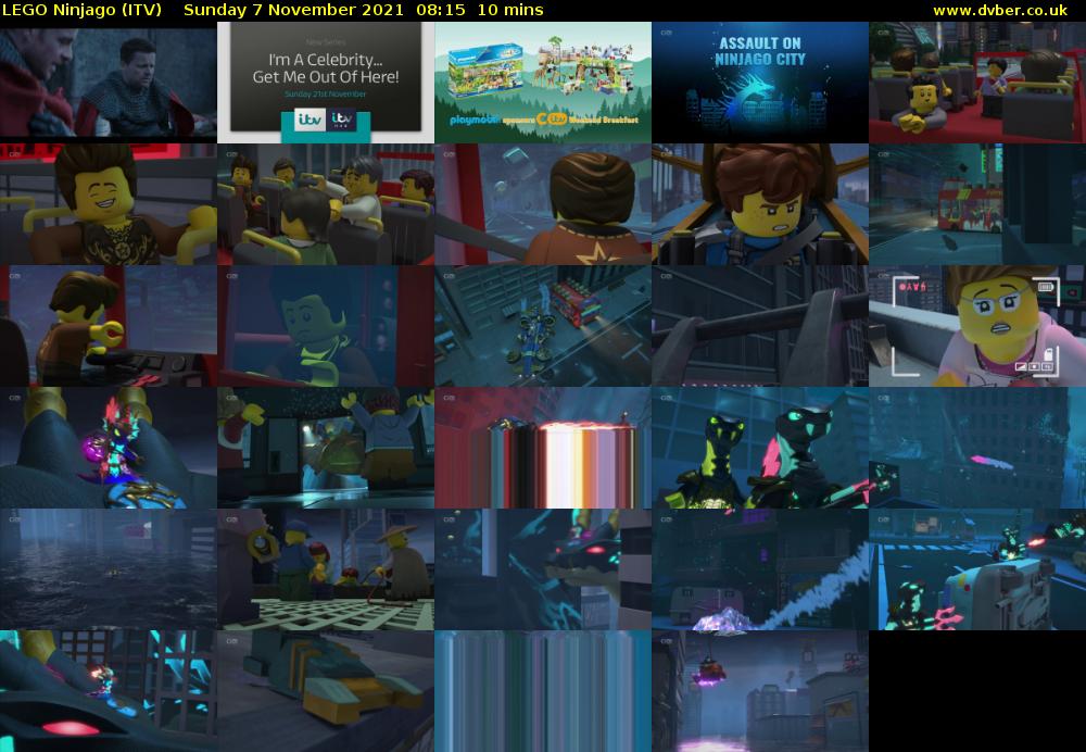 LEGO Ninjago (ITV) Sunday 7 November 2021 08:15 - 08:25