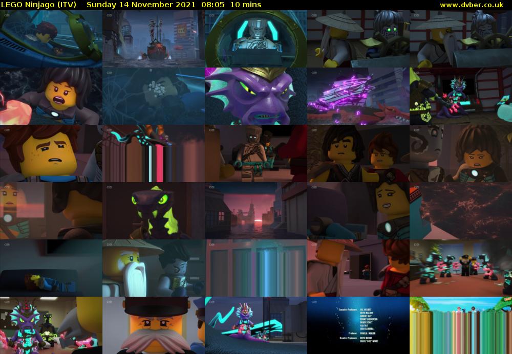 LEGO Ninjago (ITV) Sunday 14 November 2021 08:05 - 08:15