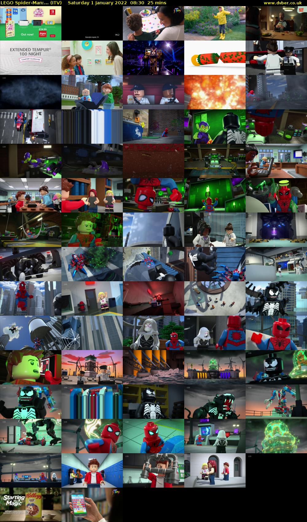 LEGO Spider-Man:... (ITV) Saturday 1 January 2022 08:30 - 08:55