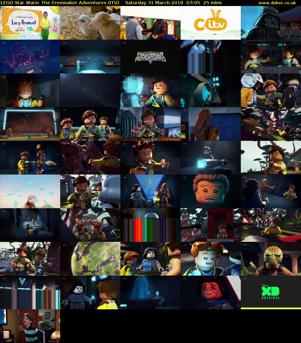 LEGO Star Wars: The Freemaker Adventures (ITV) Saturday 31 March 2018 07:05 - 07:30