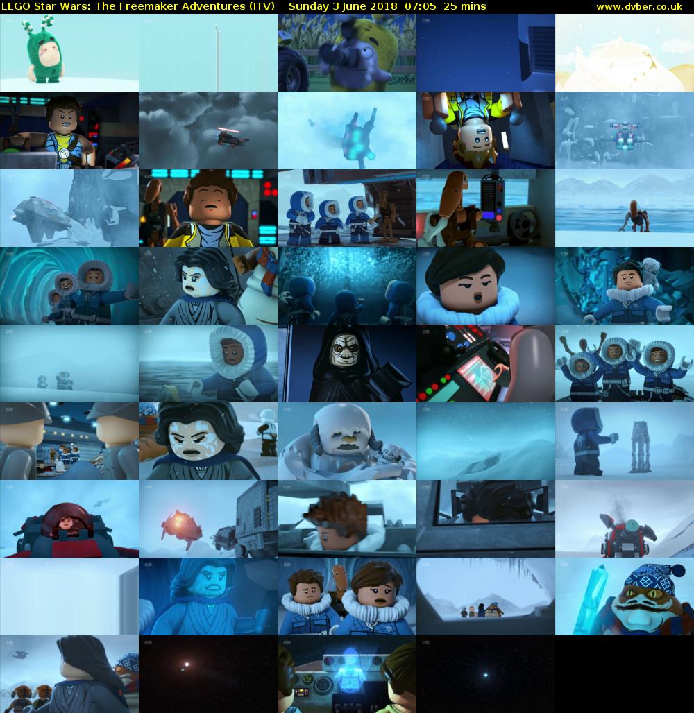 LEGO Star Wars: The Freemaker Adventures (ITV) Sunday 3 June 2018 07:05 - 07:30