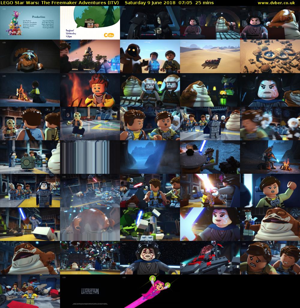 LEGO Star Wars: The Freemaker Adventures (ITV) Saturday 9 June 2018 07:05 - 07:30