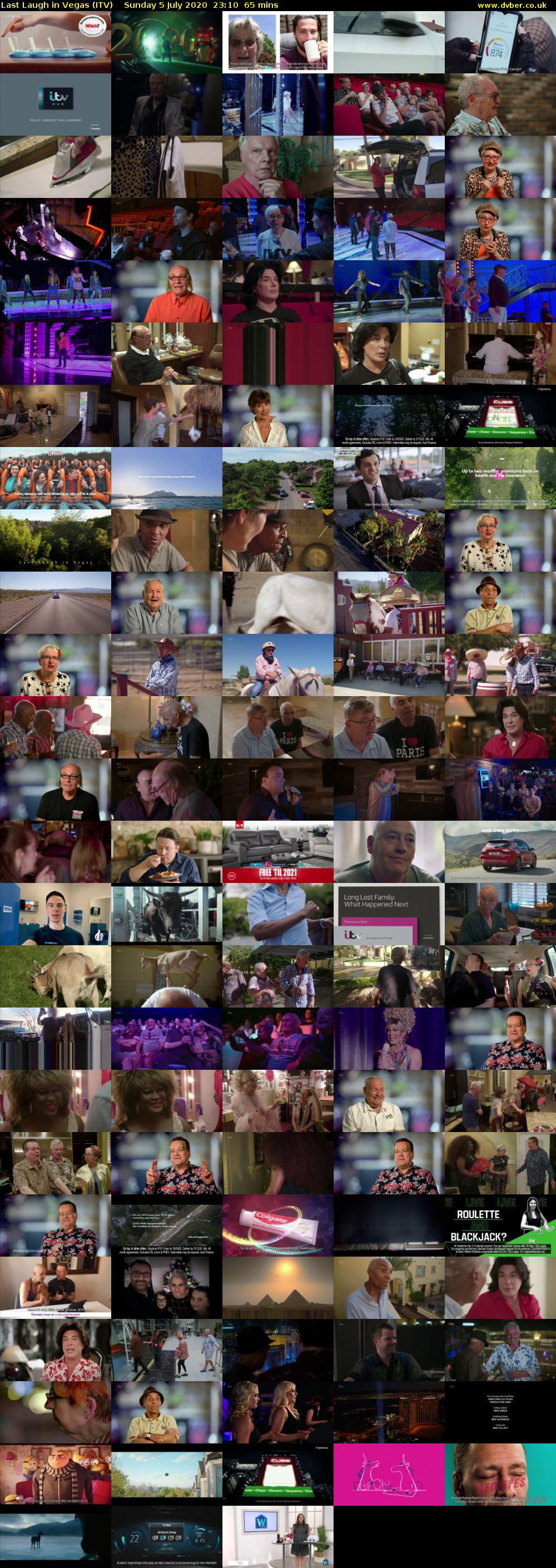 Last Laugh in Vegas (ITV) Sunday 5 July 2020 23:10 - 00:15