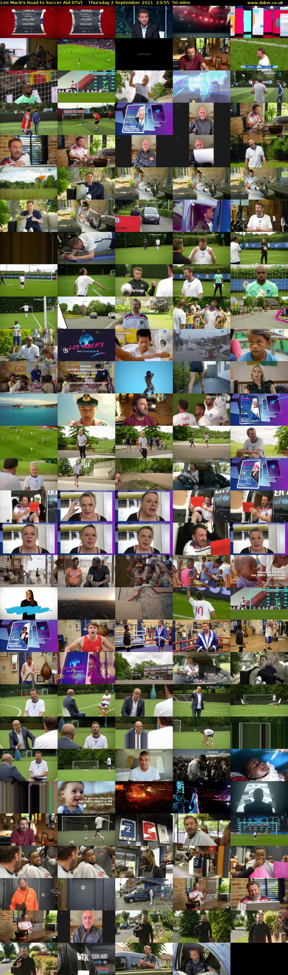 Lee Mack's Road to Soccer Aid (ITV) Thursday 2 September 2021 23:55 - 00:45