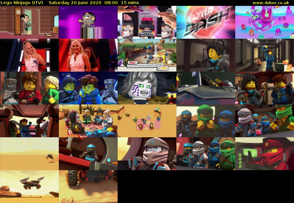Lego Ninjago (ITV) Saturday 20 June 2020 08:00 - 08:15