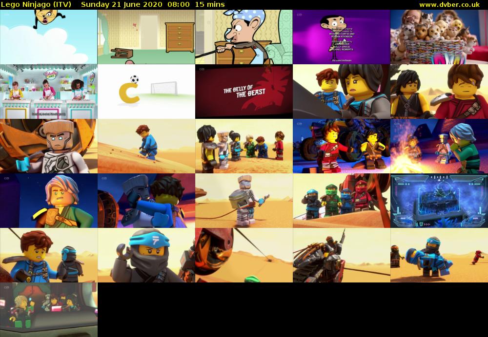Lego Ninjago (ITV) Sunday 21 June 2020 08:00 - 08:15