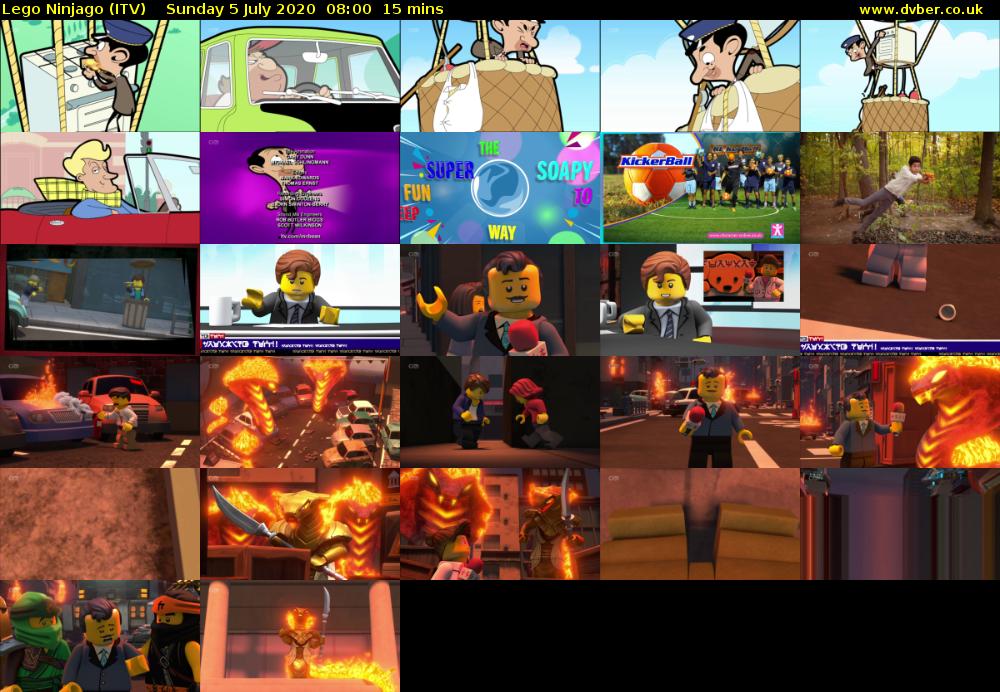 Lego Ninjago (ITV) Sunday 5 July 2020 08:00 - 08:15