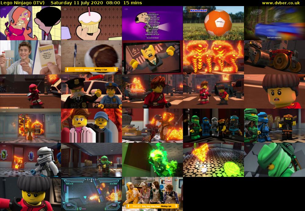 Lego Ninjago (ITV) Saturday 11 July 2020 08:00 - 08:15