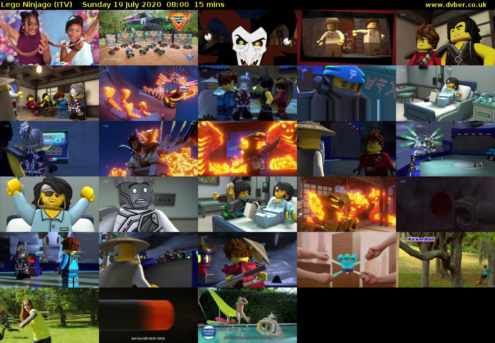 Lego Ninjago (ITV) Sunday 19 July 2020 08:00 - 08:15