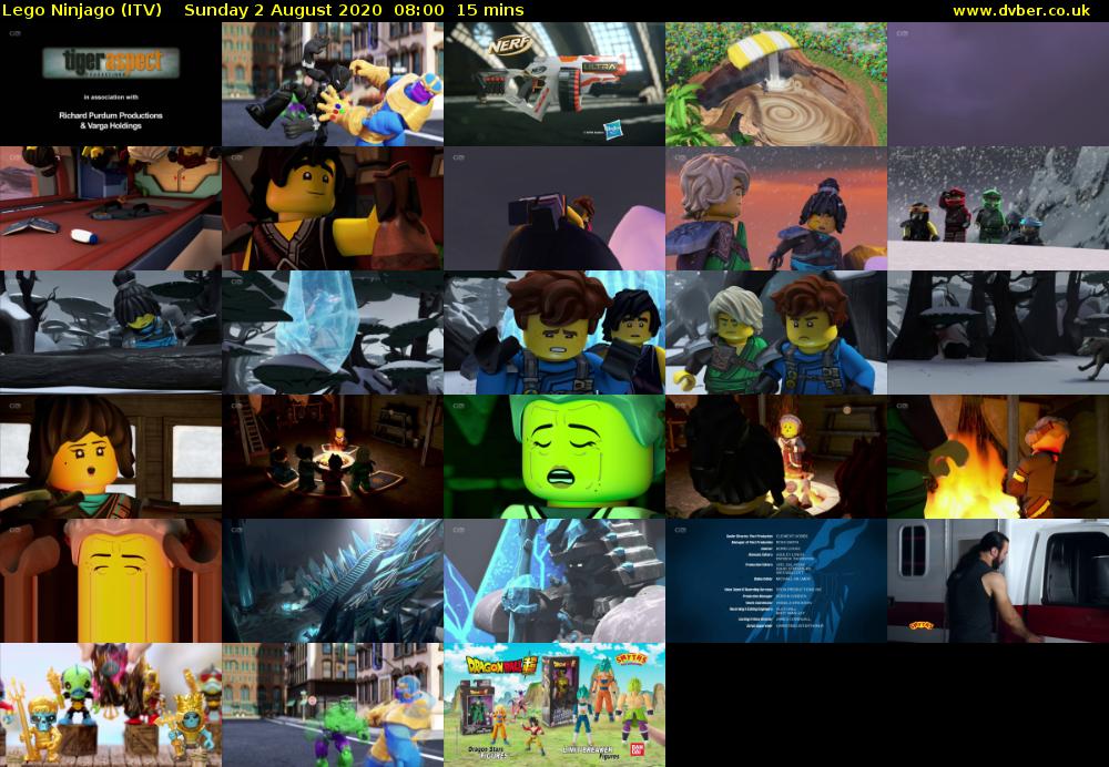 Lego Ninjago (ITV) Sunday 2 August 2020 08:00 - 08:15