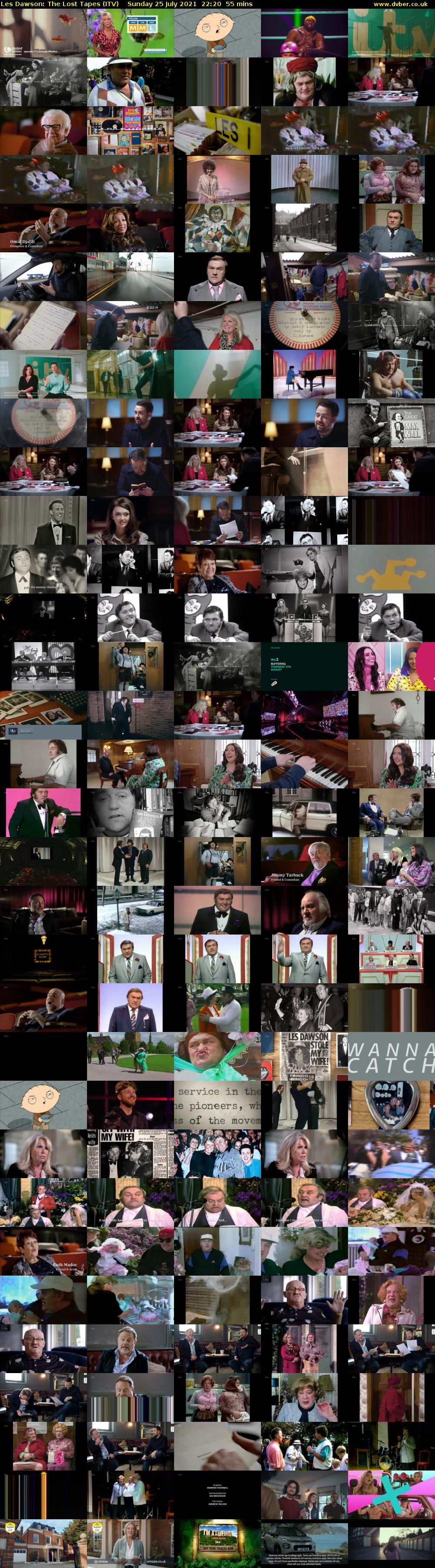 Les Dawson: The Lost Tapes (ITV) Sunday 25 July 2021 22:20 - 23:15