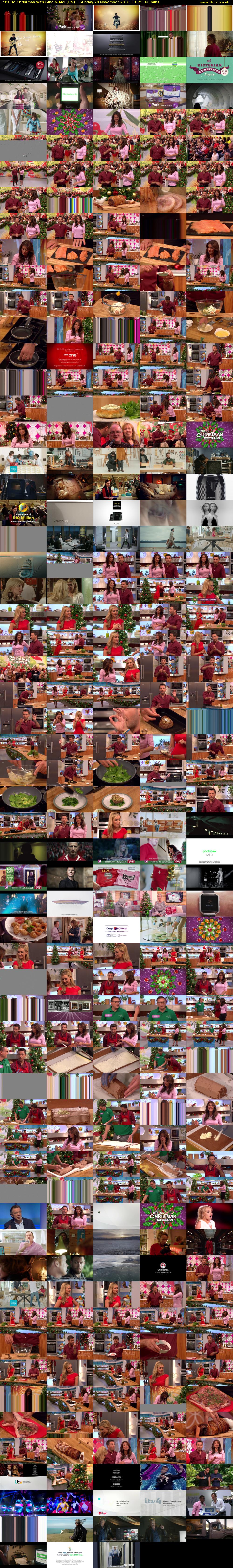Let's Do Christmas with Gino & Mel (ITV) Sunday 20 November 2016 11:25 - 12:25