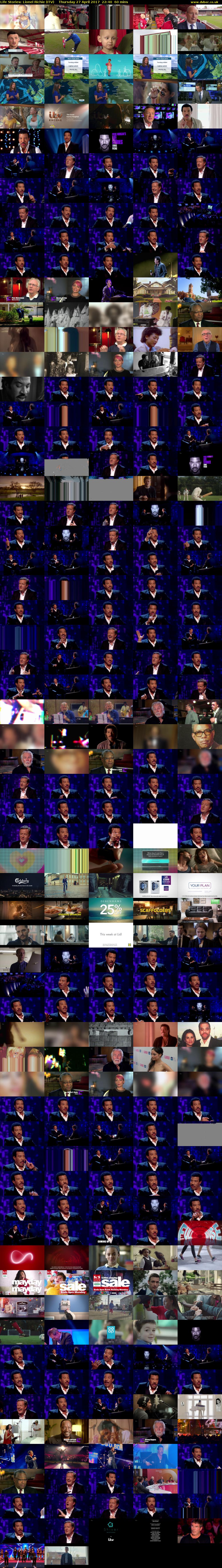 Life Stories: Lionel Richie (ITV) Thursday 27 April 2017 22:40 - 23:40