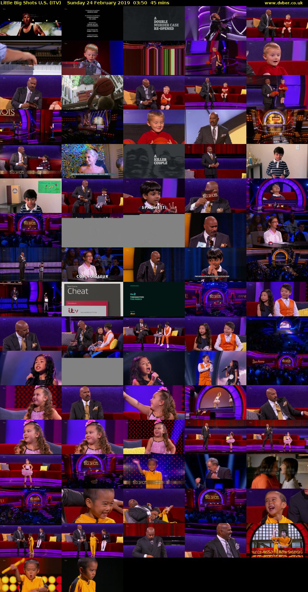 Little Big Shots U.S. (ITV) Sunday 24 February 2019 03:50 - 04:35