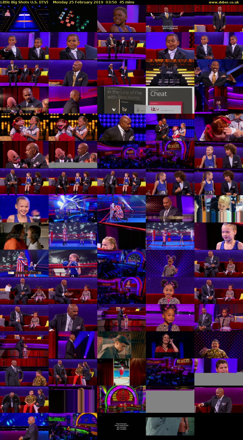 Little Big Shots U.S. (ITV) Monday 25 February 2019 03:50 - 04:35