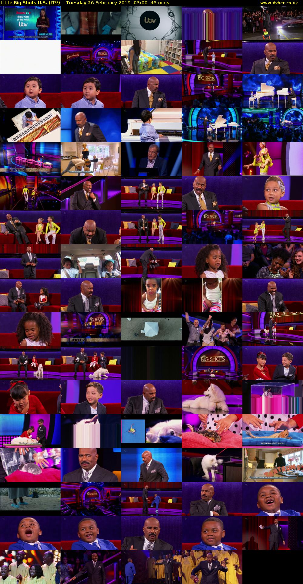 Little Big Shots U.S. (ITV) Tuesday 26 February 2019 03:00 - 03:45