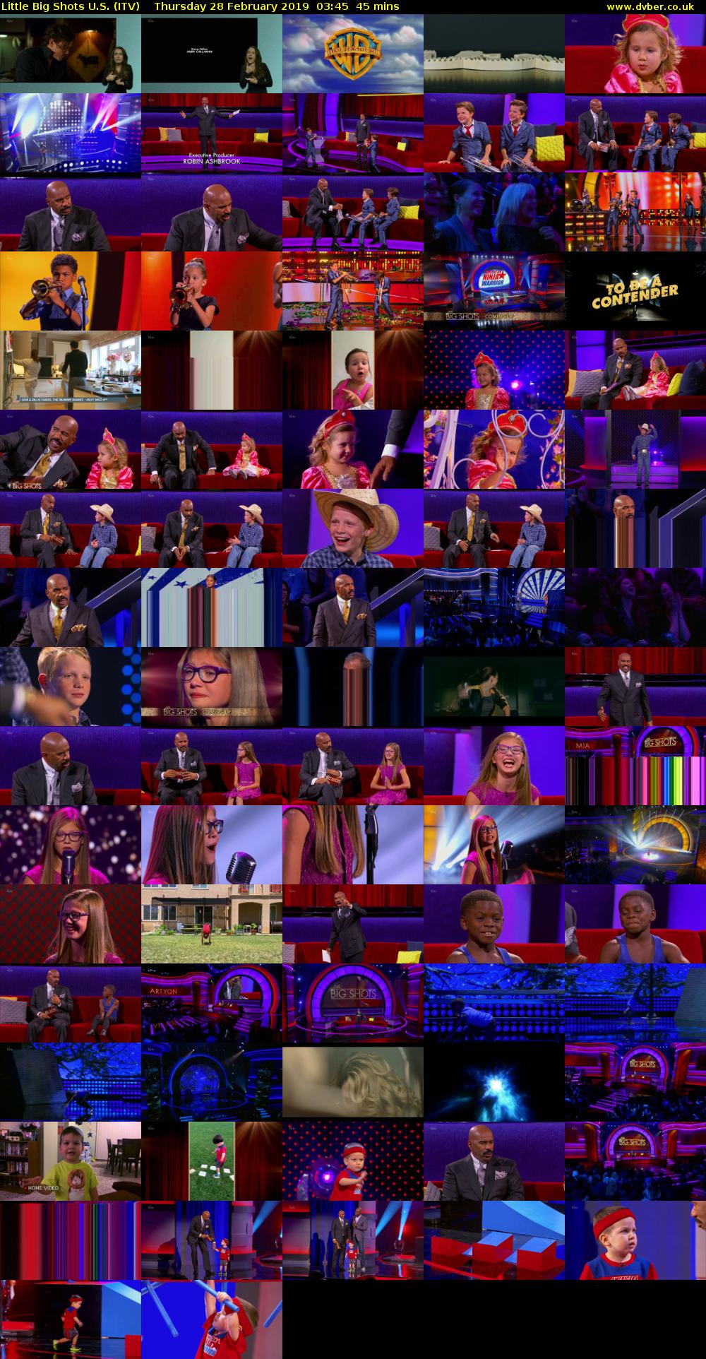 Little Big Shots U.S. (ITV) Thursday 28 February 2019 03:45 - 04:30