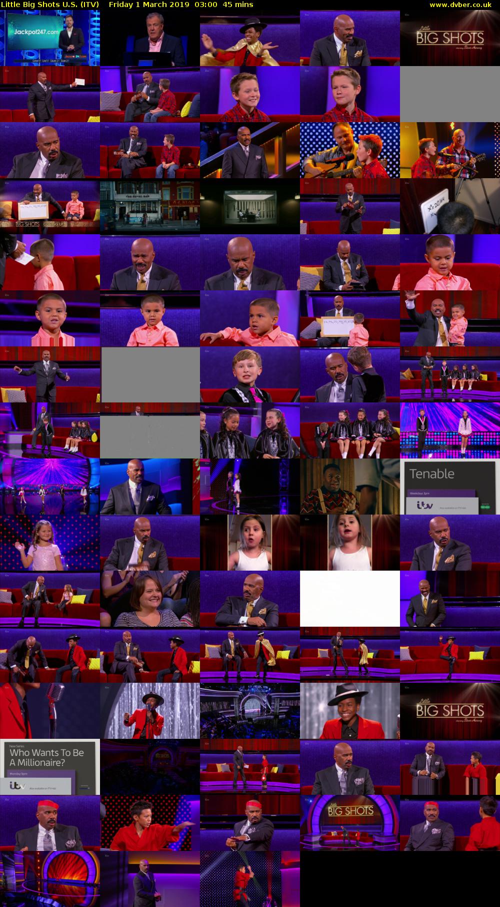 Little Big Shots U.S. (ITV) Friday 1 March 2019 03:00 - 03:45