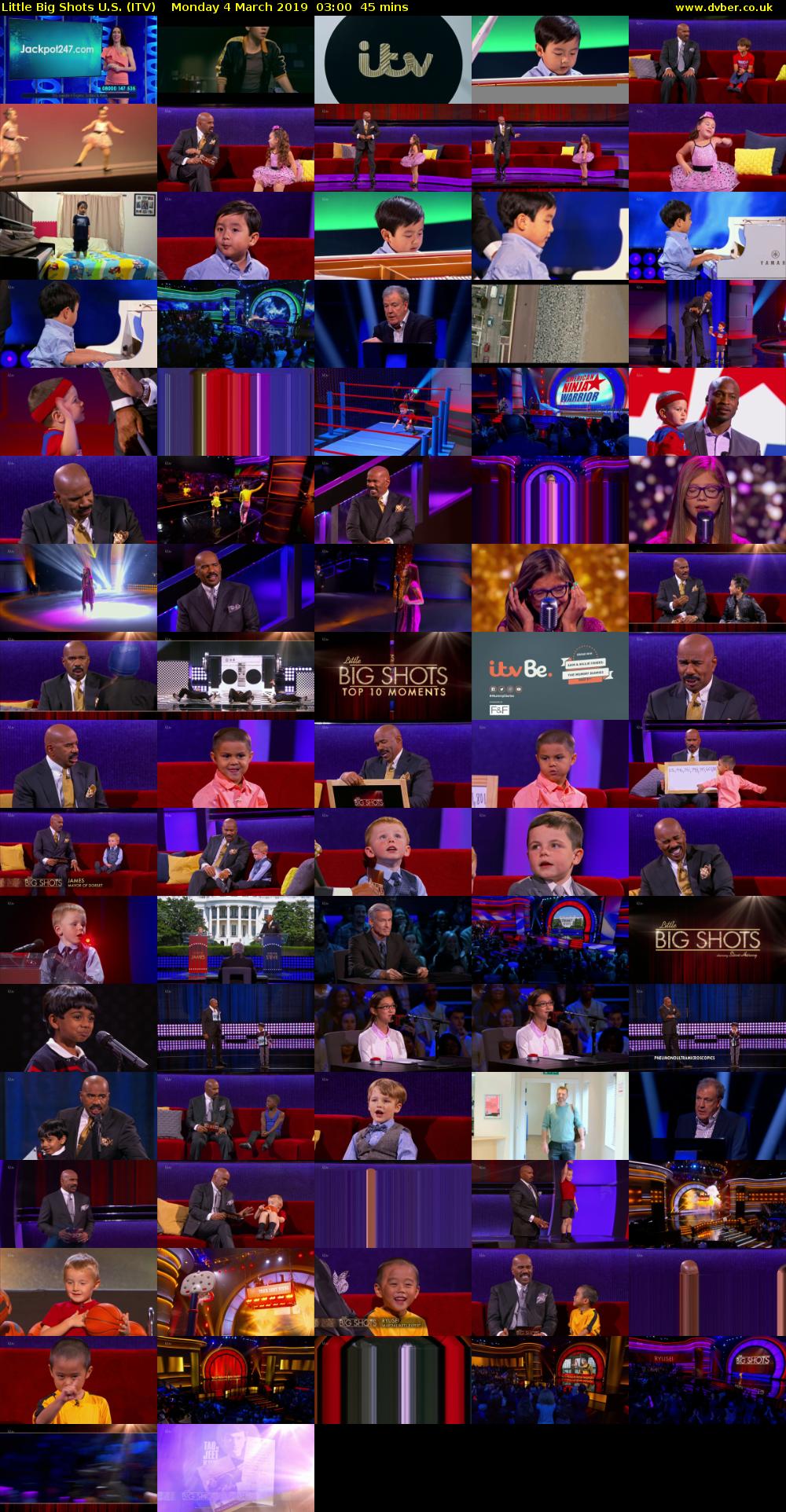 Little Big Shots U.S. (ITV) Monday 4 March 2019 03:00 - 03:45