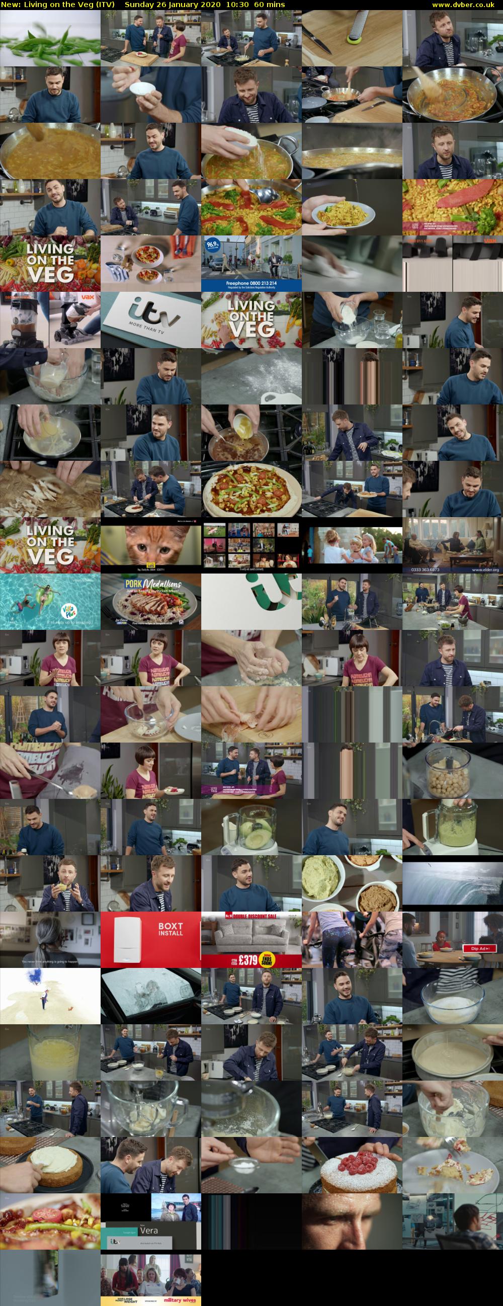 Living on the Veg (ITV) Sunday 26 January 2020 10:30 - 11:30