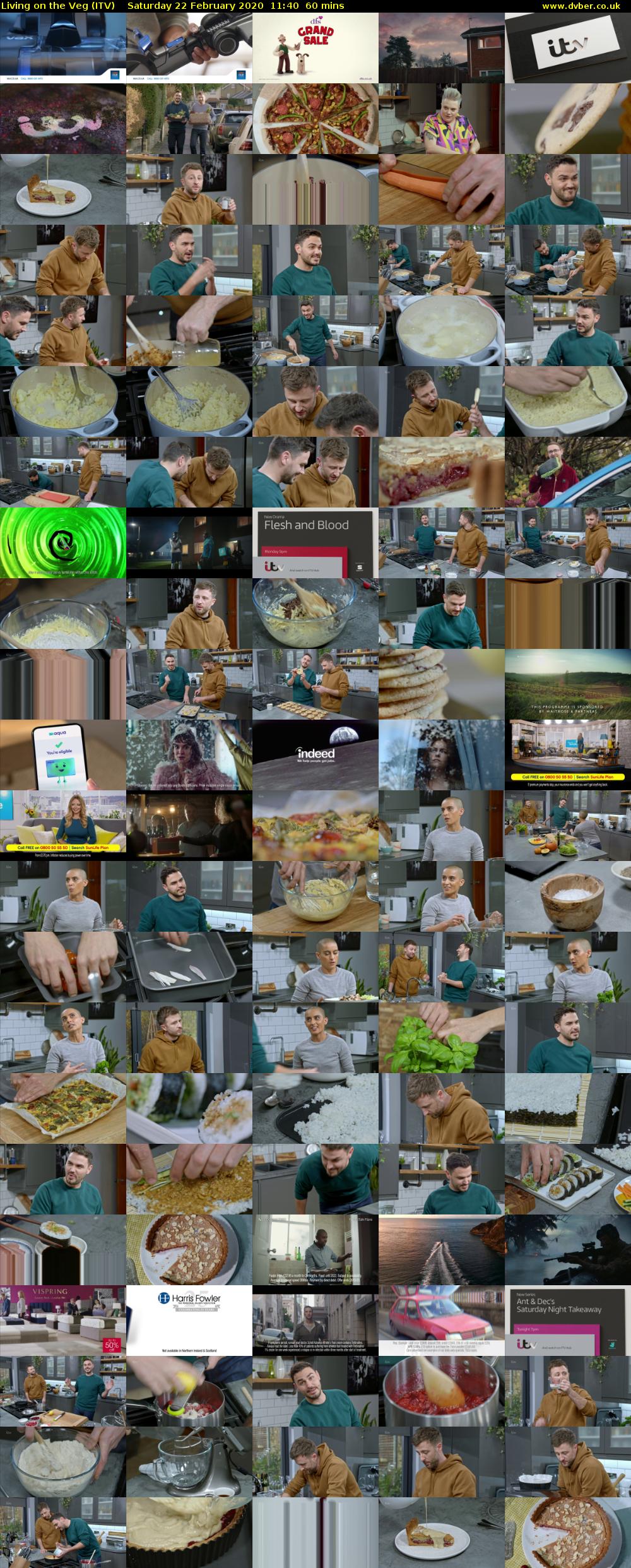 Living on the Veg (ITV) Saturday 22 February 2020 11:40 - 12:40
