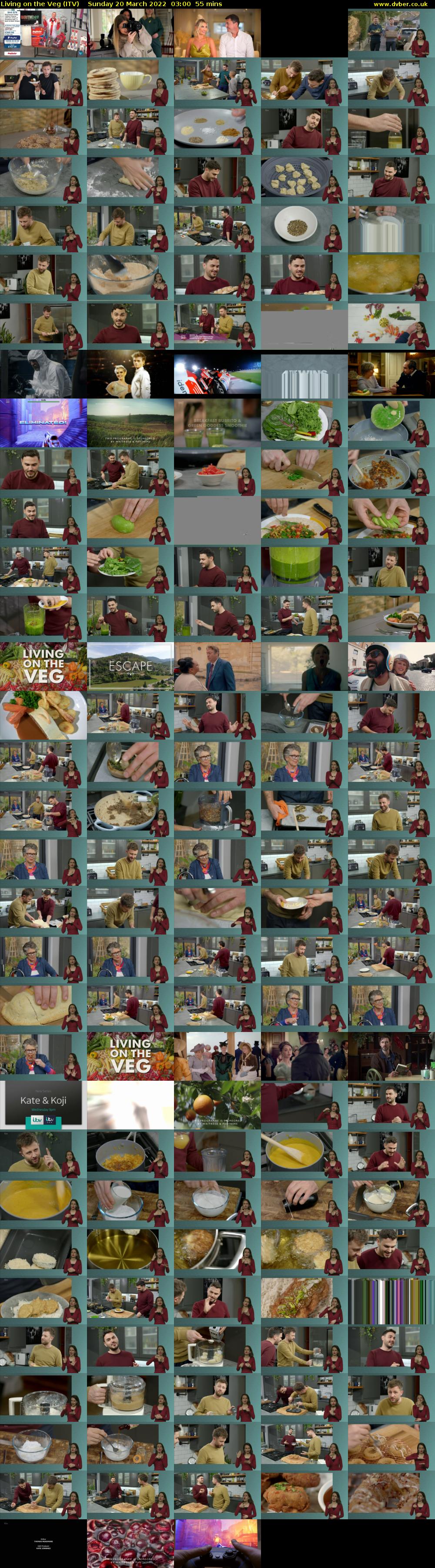 Living on the Veg (ITV) Sunday 20 March 2022 03:00 - 03:55