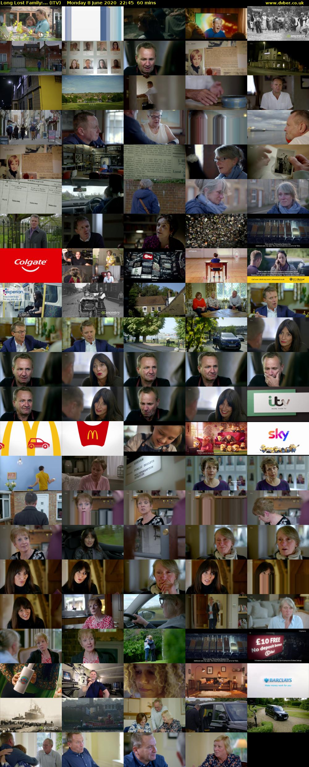 Long Lost Family:... (ITV) Monday 8 June 2020 22:45 - 23:45