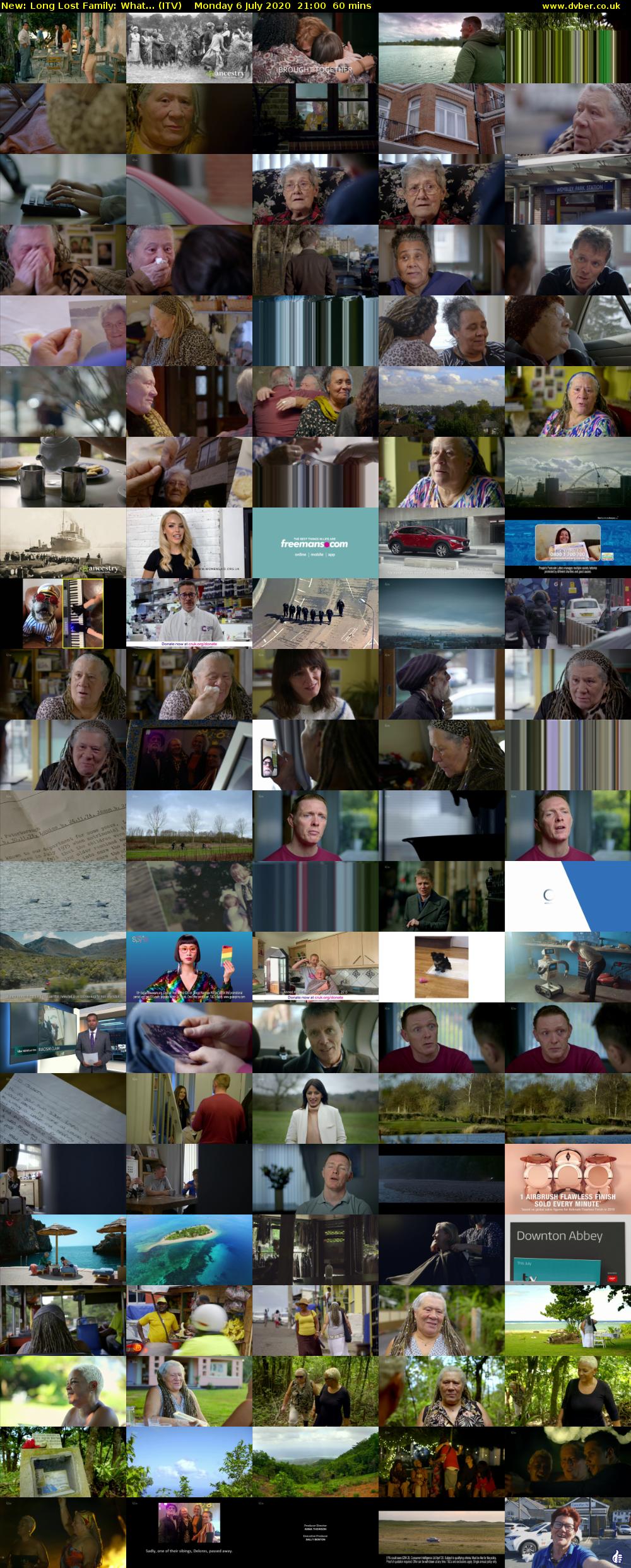 Long Lost Family: What... (ITV) Monday 6 July 2020 21:00 - 22:00