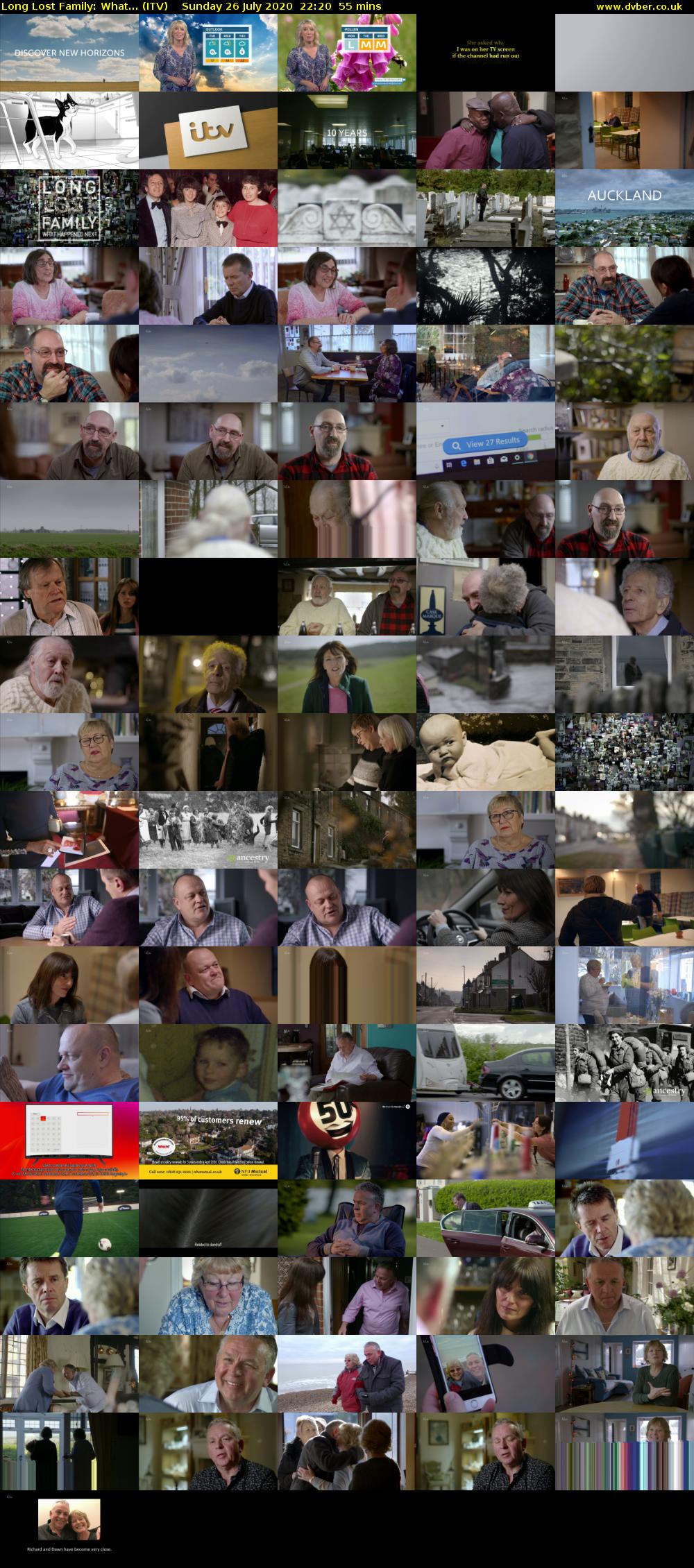 Long Lost Family: What... (ITV) Sunday 26 July 2020 22:20 - 23:15