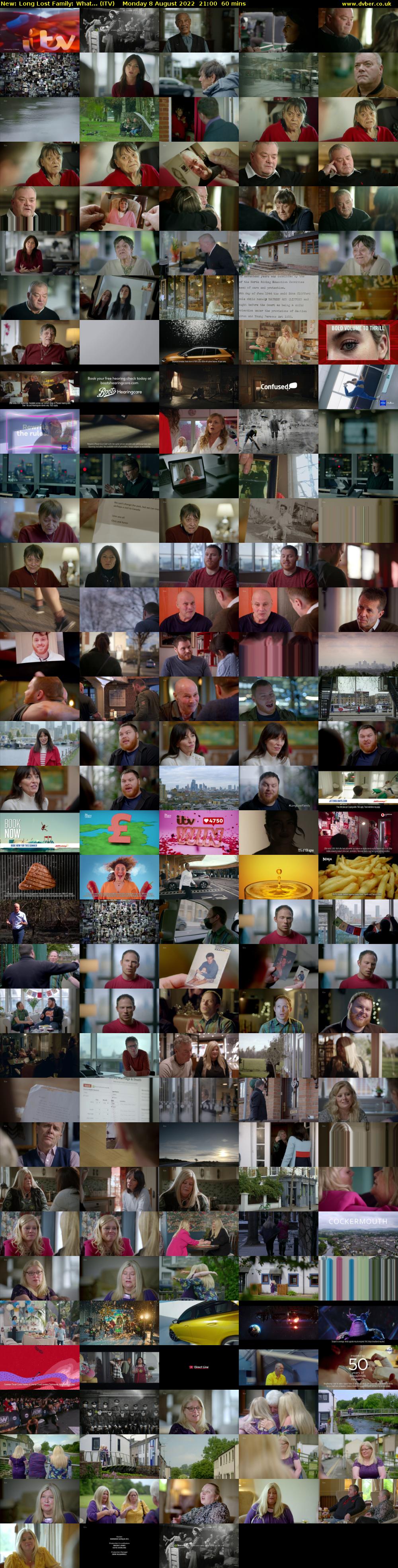 Long Lost Family: What... (ITV) Monday 8 August 2022 21:00 - 22:00