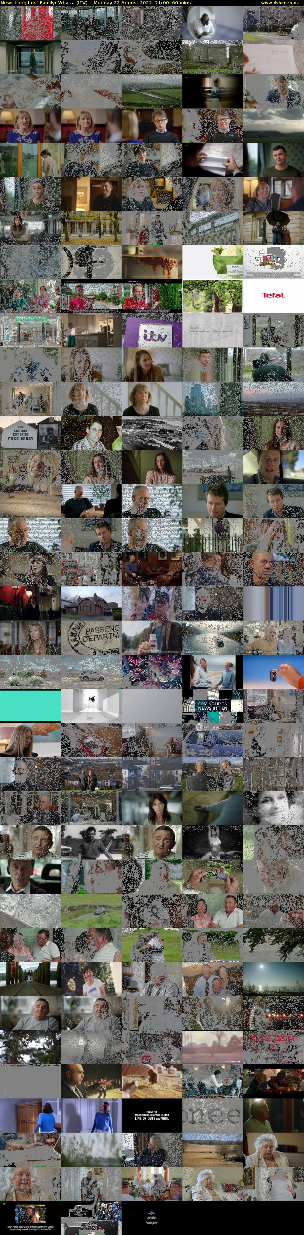 Long Lost Family: What... (ITV) Monday 22 August 2022 21:00 - 22:00