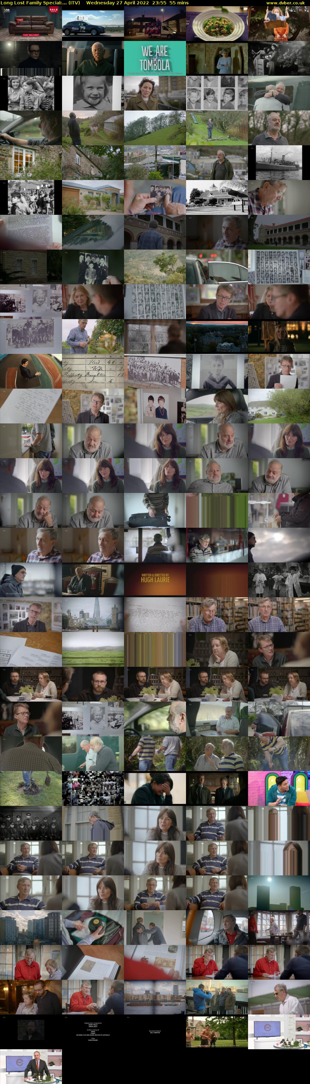 Long Lost Family Special:... (ITV) Wednesday 27 April 2022 23:55 - 00:50