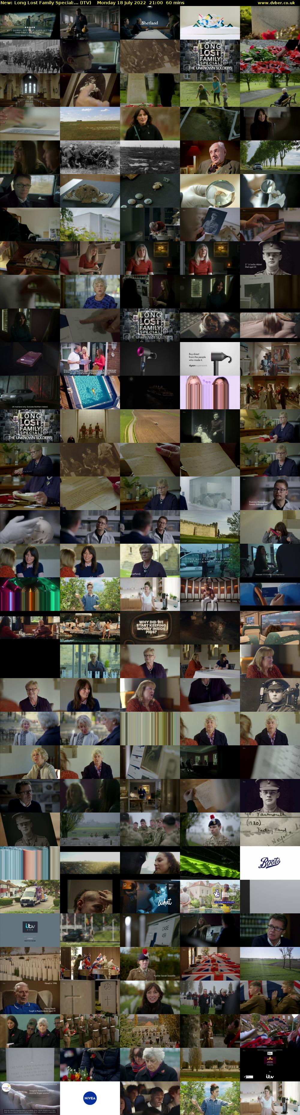 Long Lost Family Special:... (ITV) Monday 18 July 2022 21:00 - 22:00