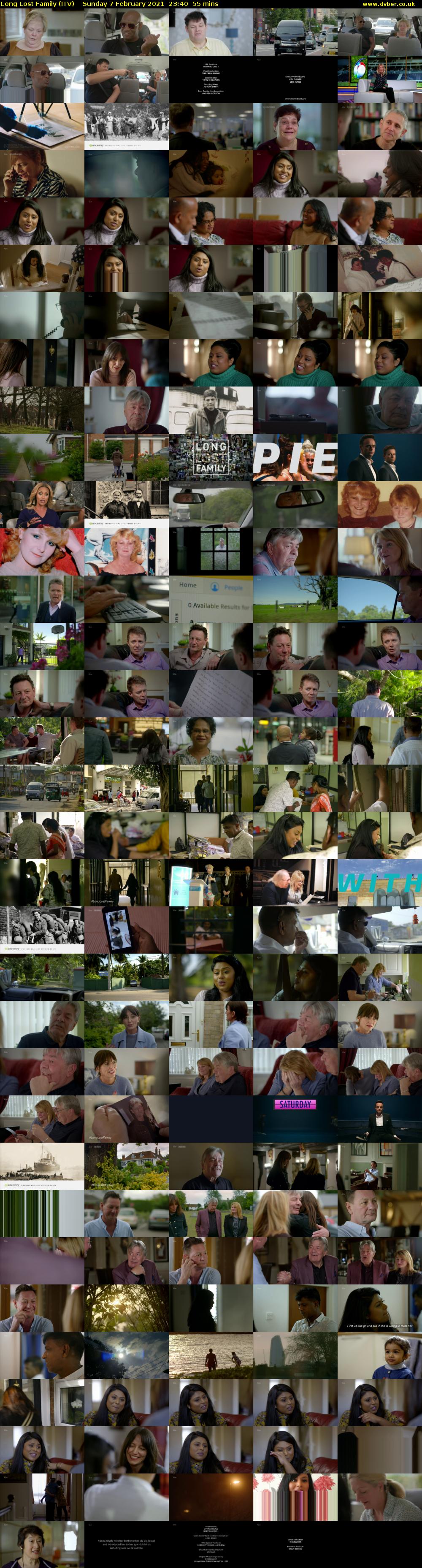 Long Lost Family (ITV) Sunday 7 February 2021 23:40 - 00:35
