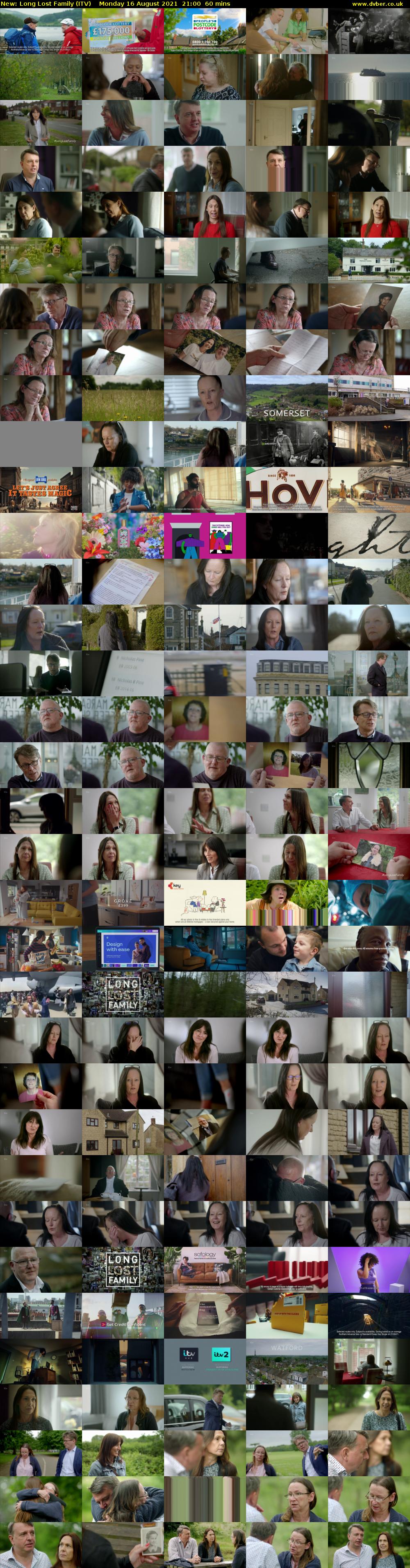 Long Lost Family (ITV) Monday 16 August 2021 21:00 - 22:00