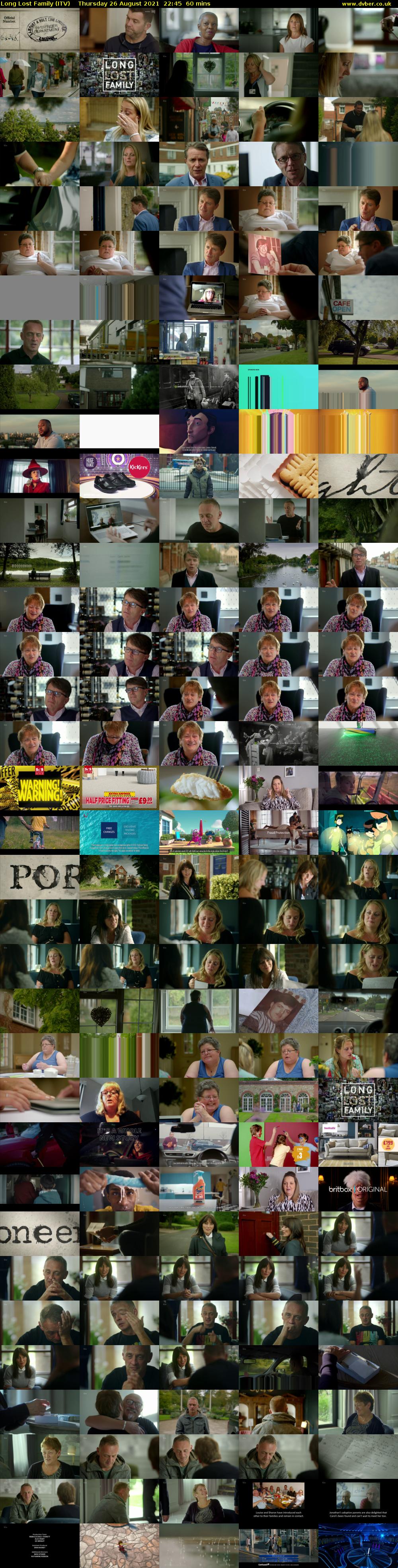Long Lost Family (ITV) Thursday 26 August 2021 22:45 - 23:45