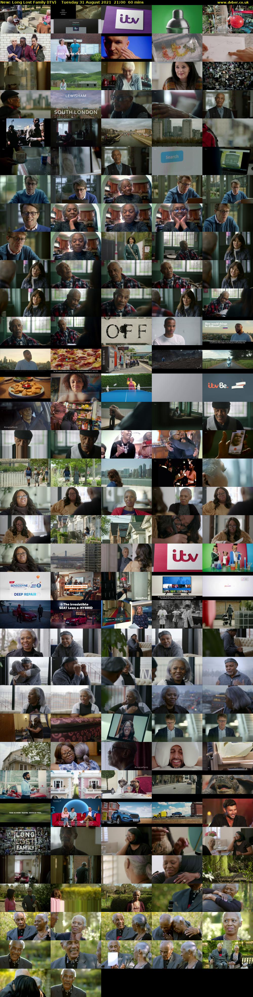 Long Lost Family (ITV) Tuesday 31 August 2021 21:00 - 22:00