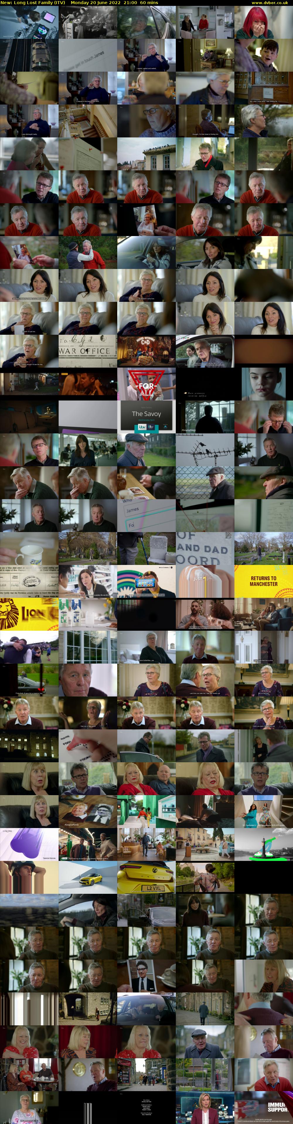 Long Lost Family (ITV) Monday 20 June 2022 21:00 - 22:00