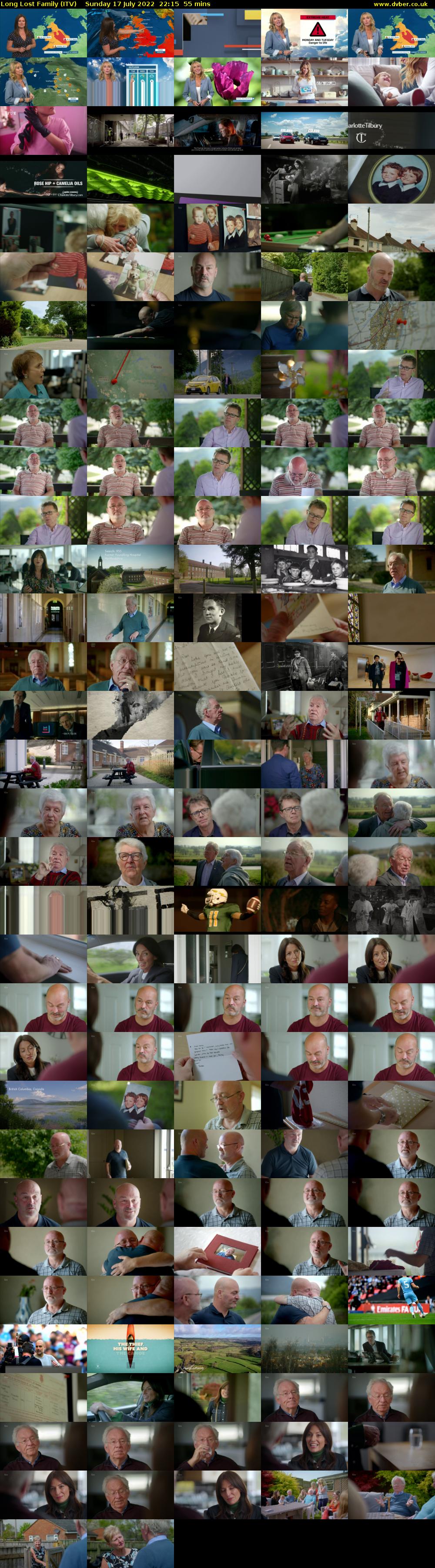 Long Lost Family (ITV) Sunday 17 July 2022 22:15 - 23:10