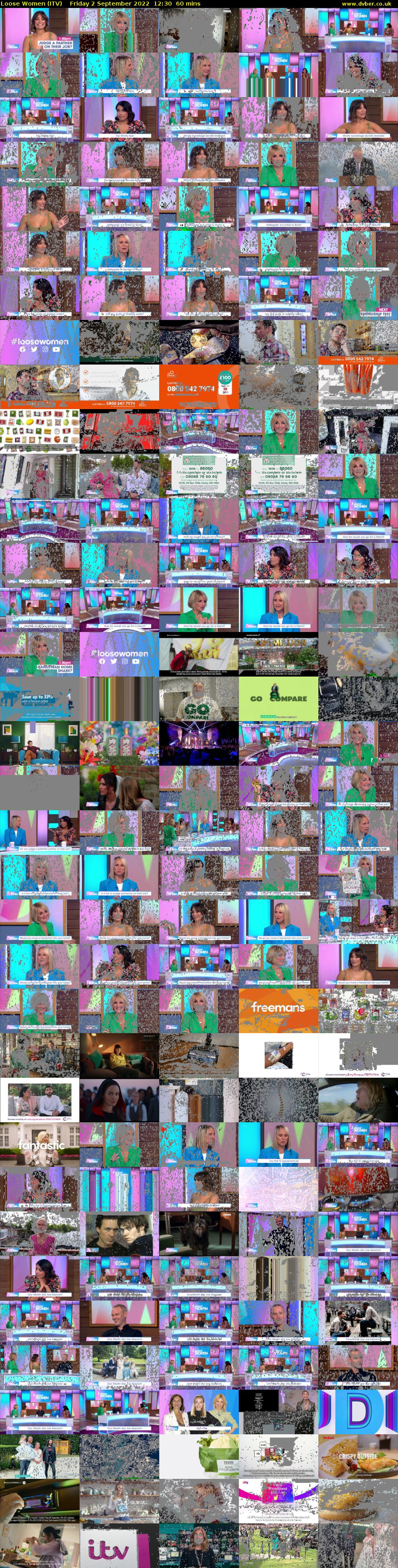 Loose Women (ITV) Friday 2 September 2022 12:30 - 13:30