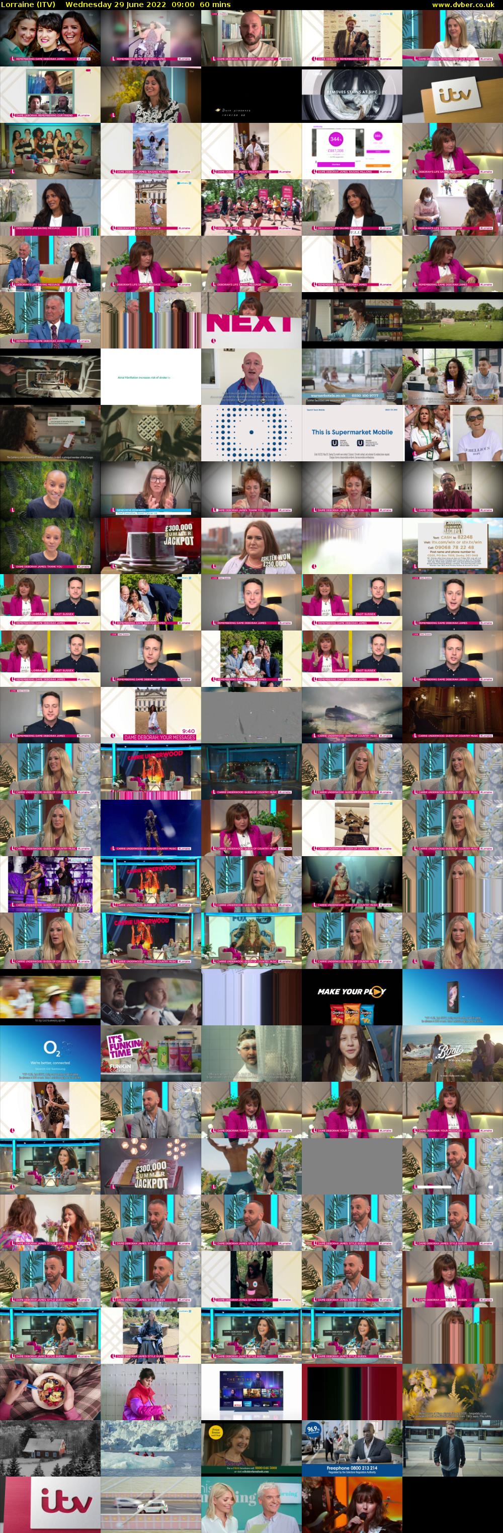 Lorraine (ITV) Wednesday 29 June 2022 09:00 - 10:00