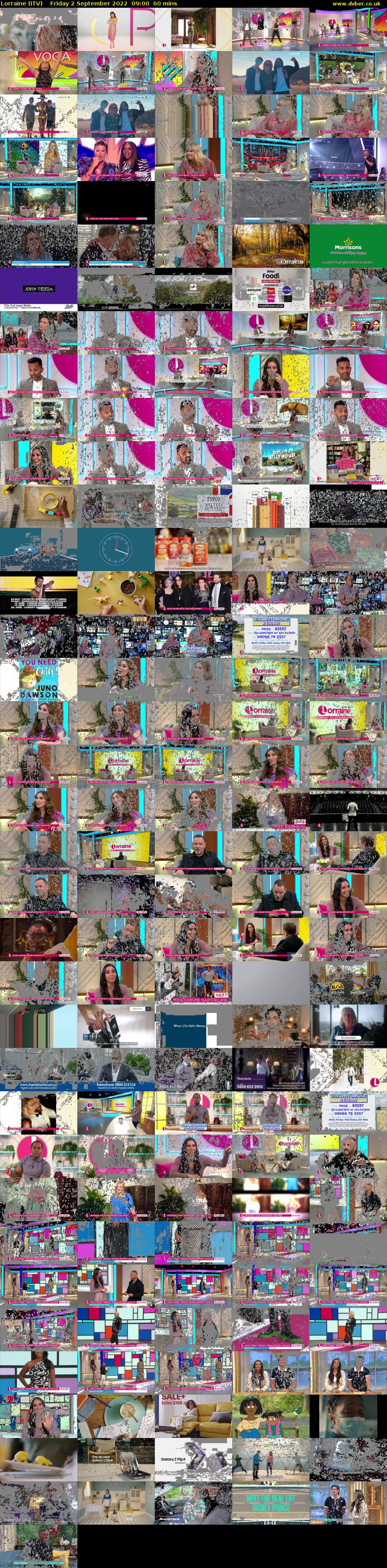Lorraine (ITV) Friday 2 September 2022 09:00 - 10:00