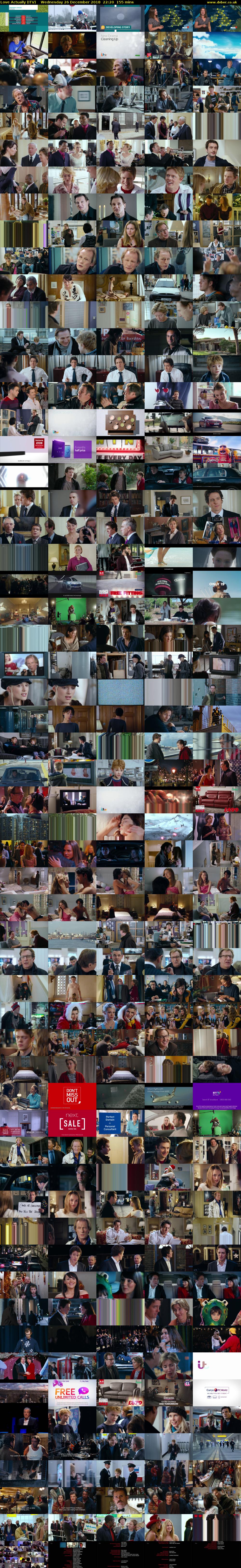 Love Actually (ITV) Wednesday 26 December 2018 22:20 - 00:55