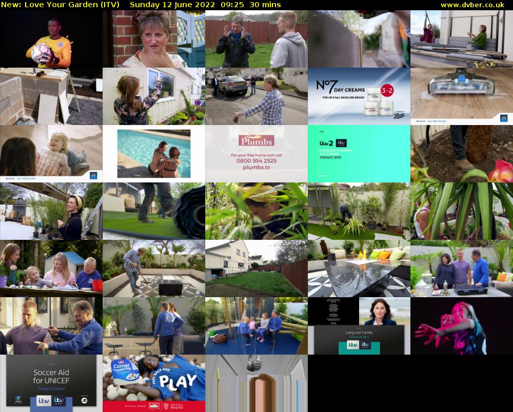Love Your Garden (ITV) Sunday 12 June 2022 09:25 - 09:55