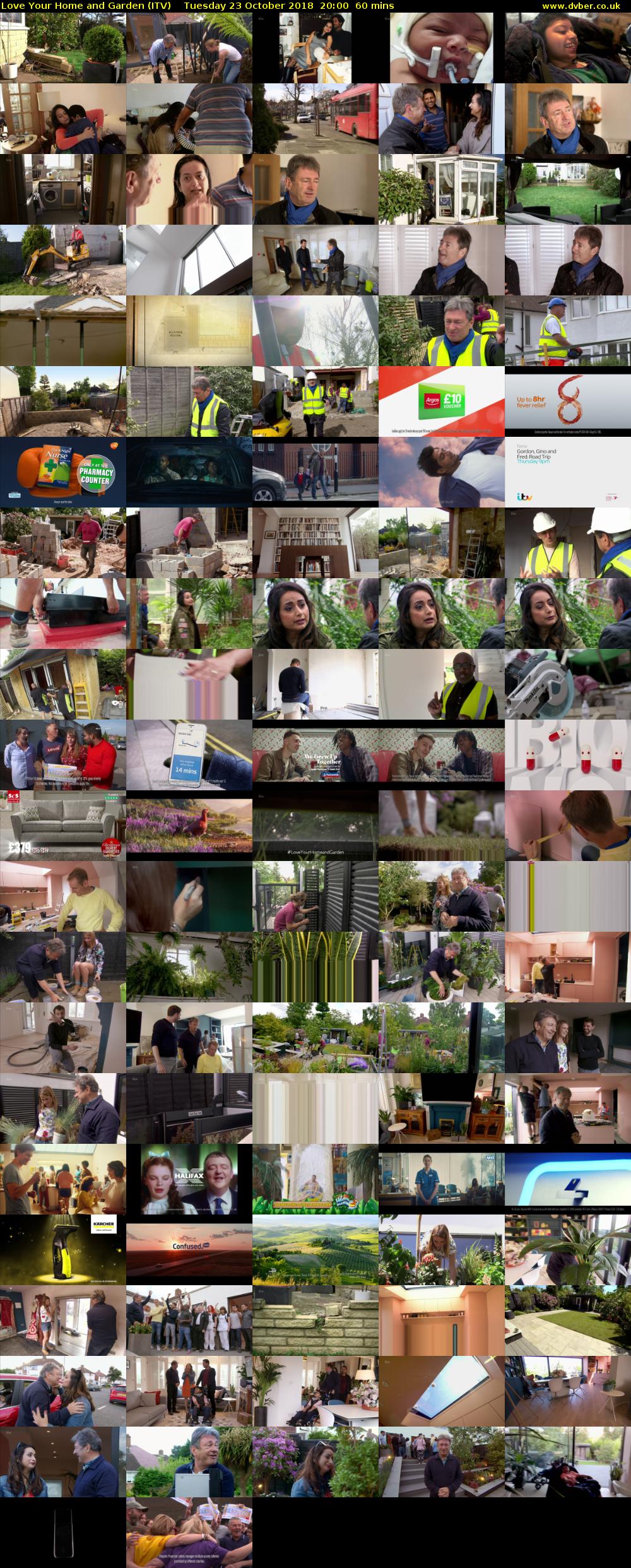 Love Your Home and Garden (ITV) Tuesday 23 October 2018 20:00 - 21:00
