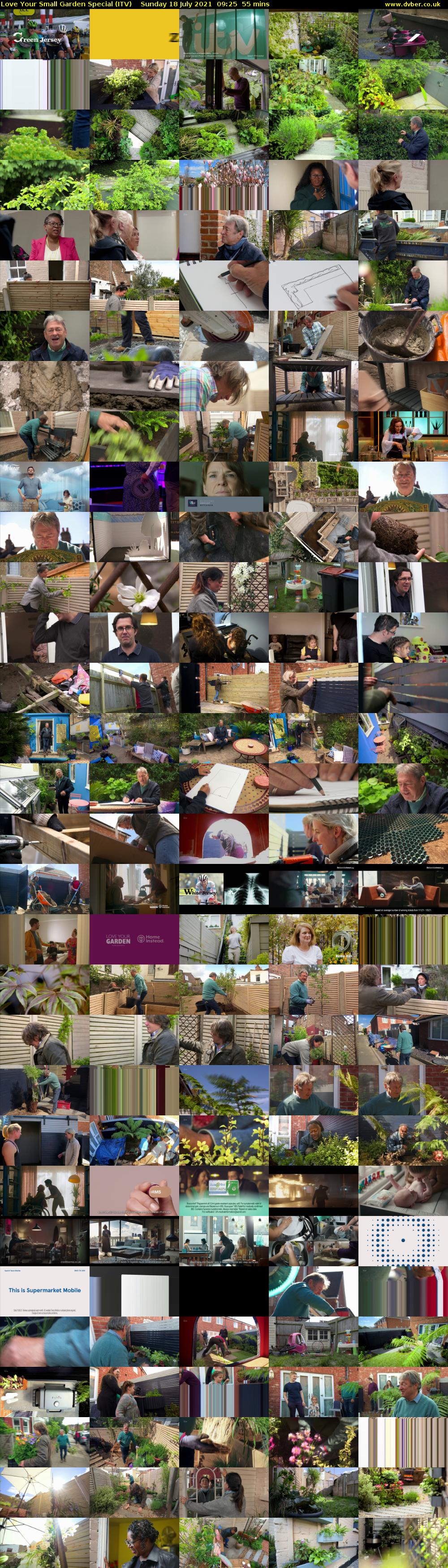 Love Your Small Garden Special (ITV) Sunday 18 July 2021 09:25 - 10:20