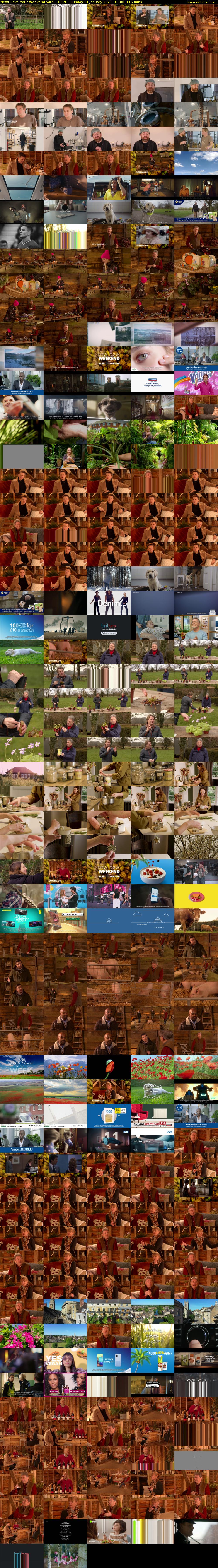Love Your Weekend with... (ITV) Sunday 31 January 2021 10:00 - 11:55