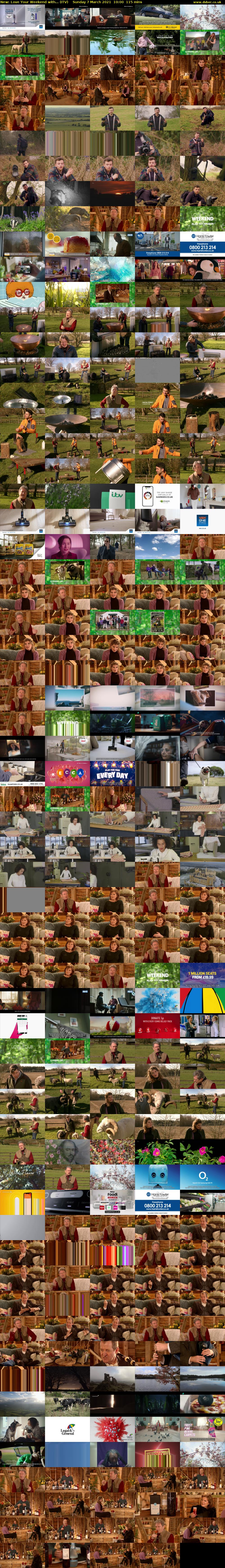 Love Your Weekend with... (ITV) Sunday 7 March 2021 10:00 - 11:55