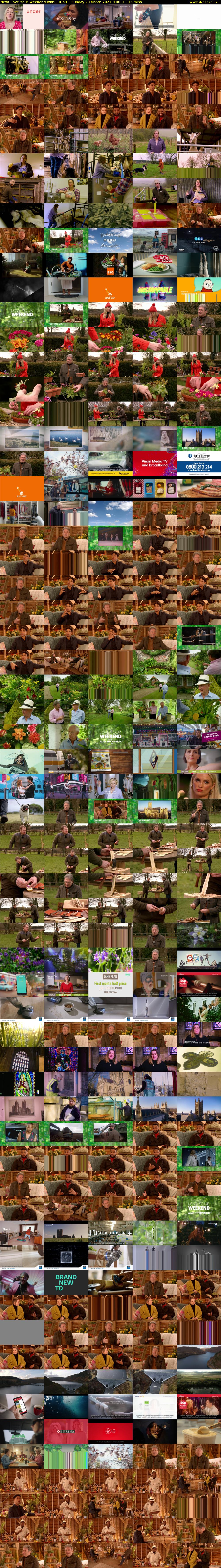Love Your Weekend with... (ITV) Sunday 28 March 2021 10:00 - 11:55